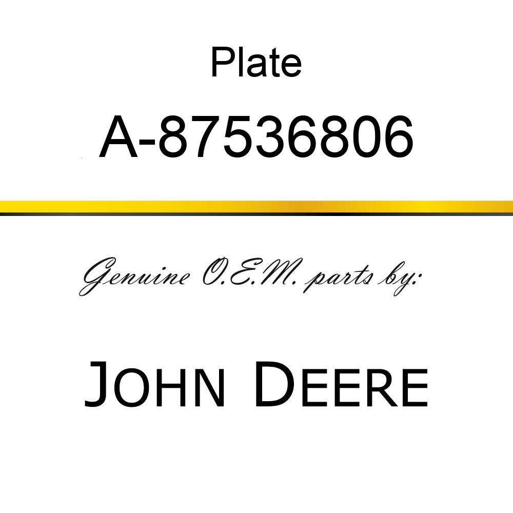 Plate - PLATE, INTERNAL SEPARATOR A-87536806
