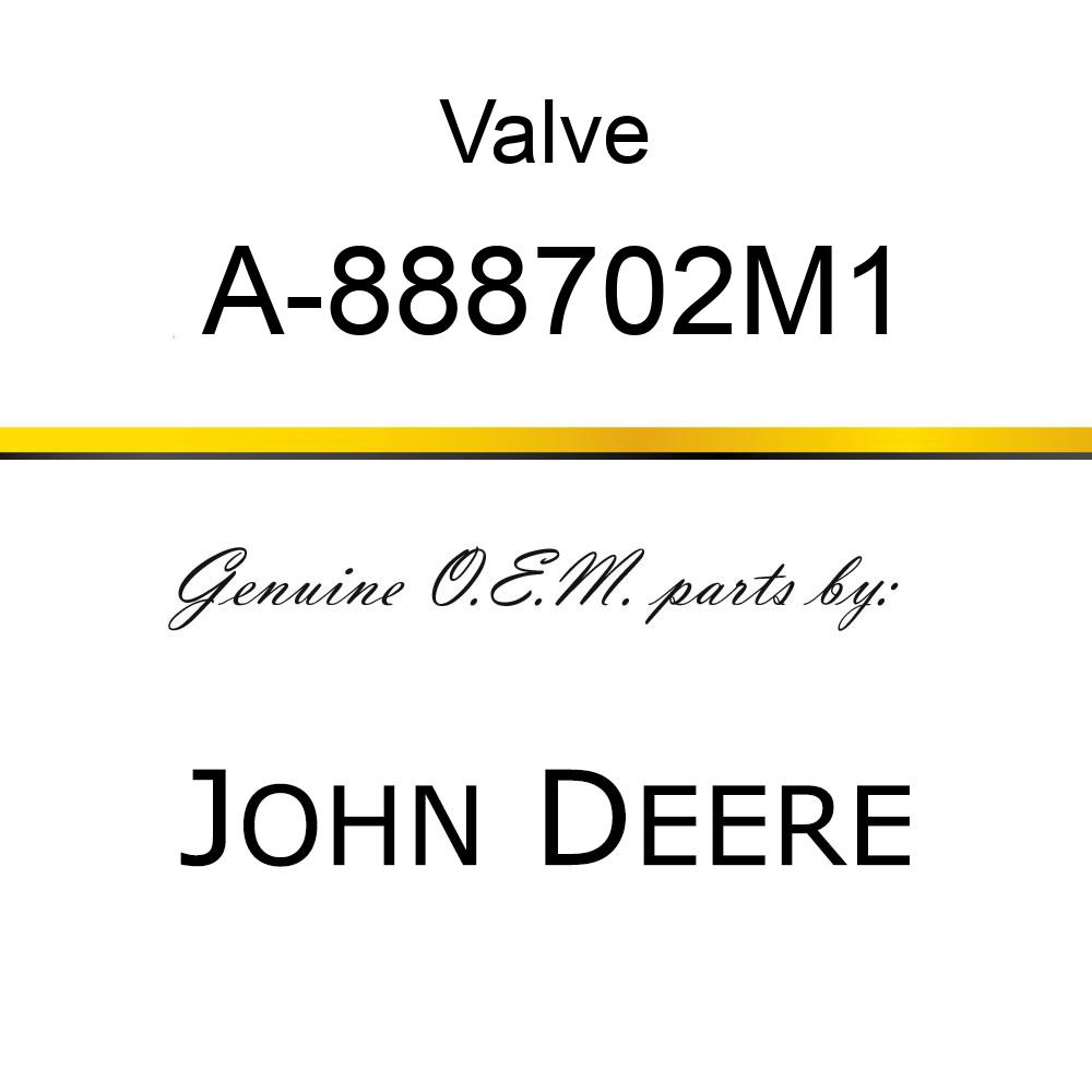 Valve - VALVE CHAMBER ASSY A-888702M1