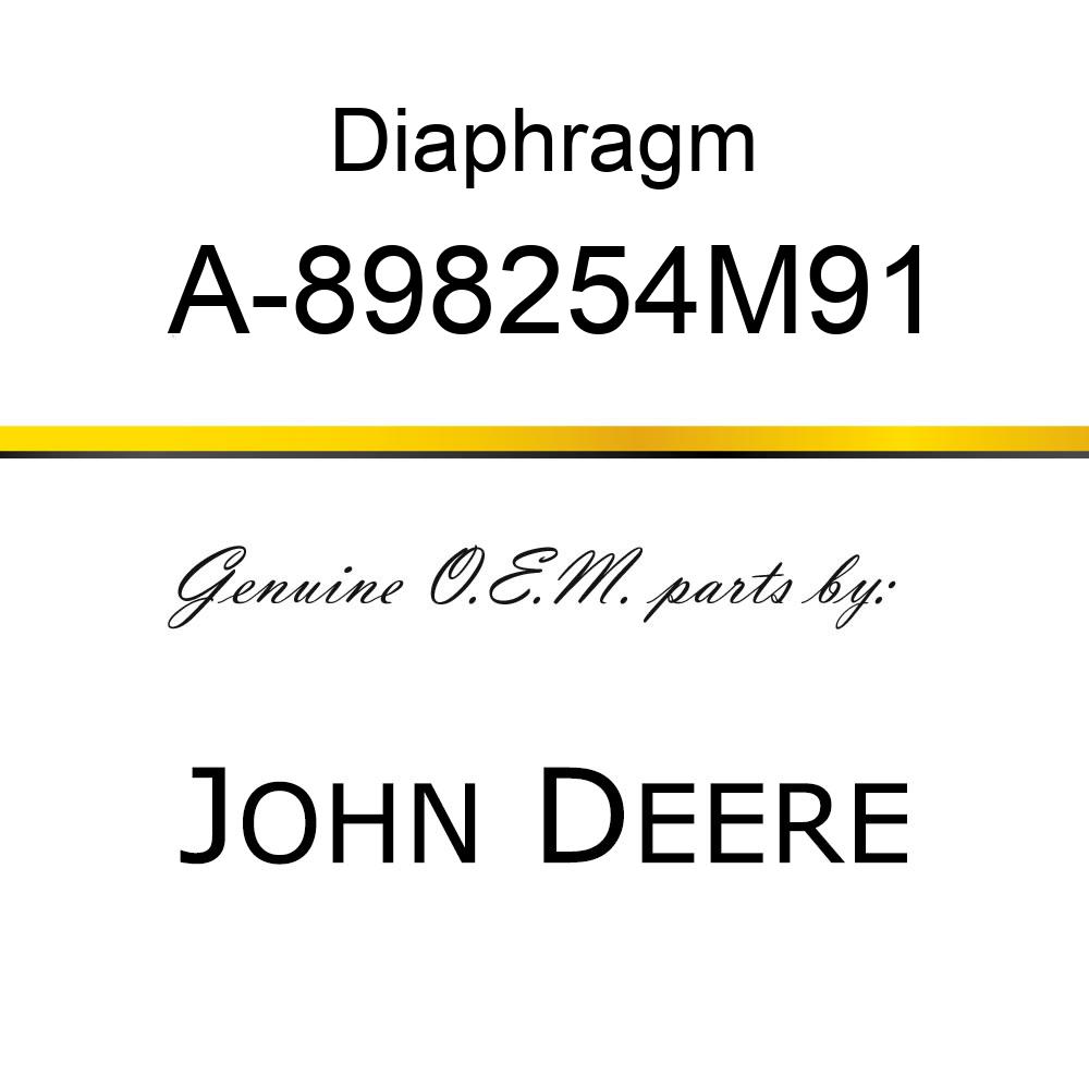 Diaphragm - DIAPHRAM A-898254M91