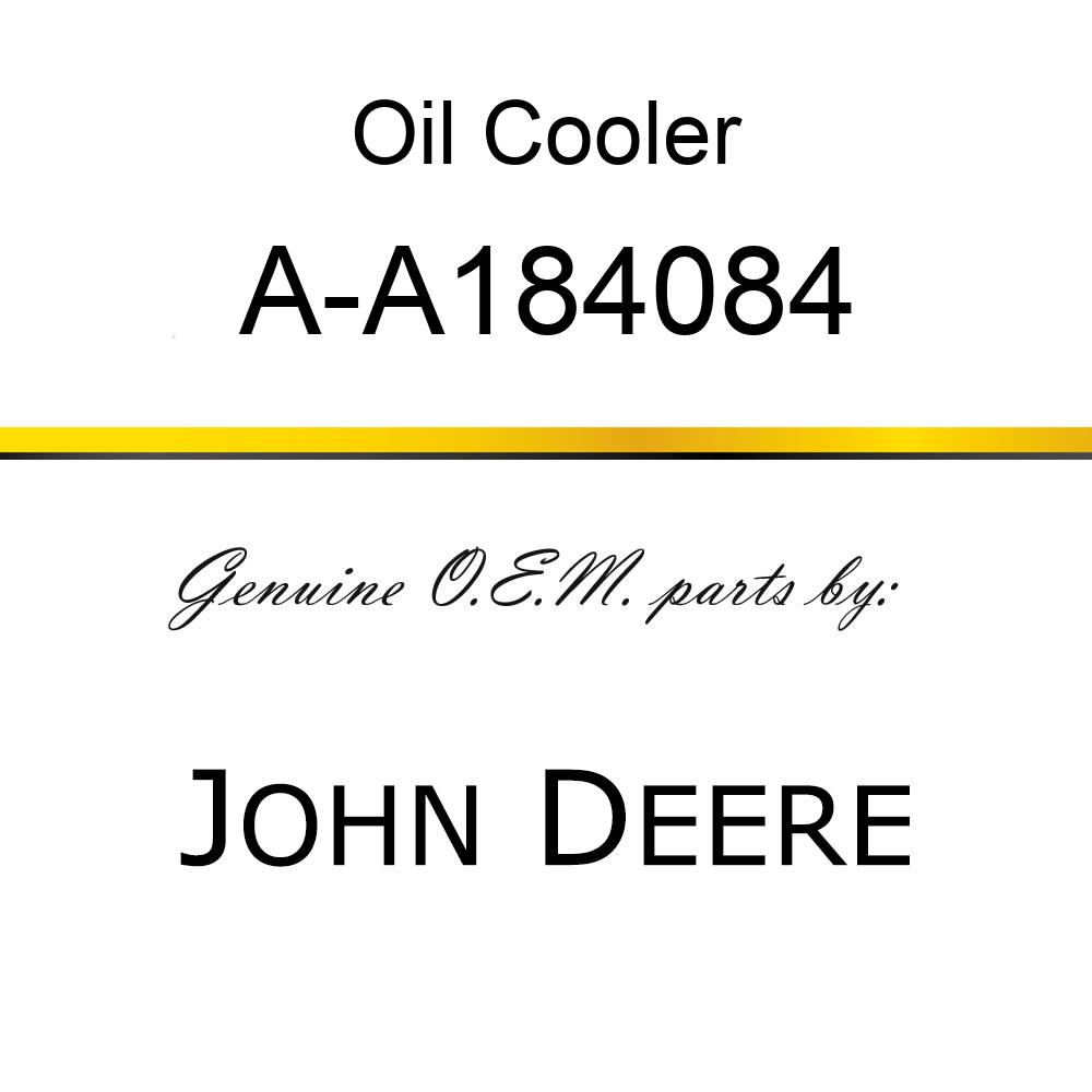 Oil Cooler - OIL COOLER, HYDRAULIC A-A184084