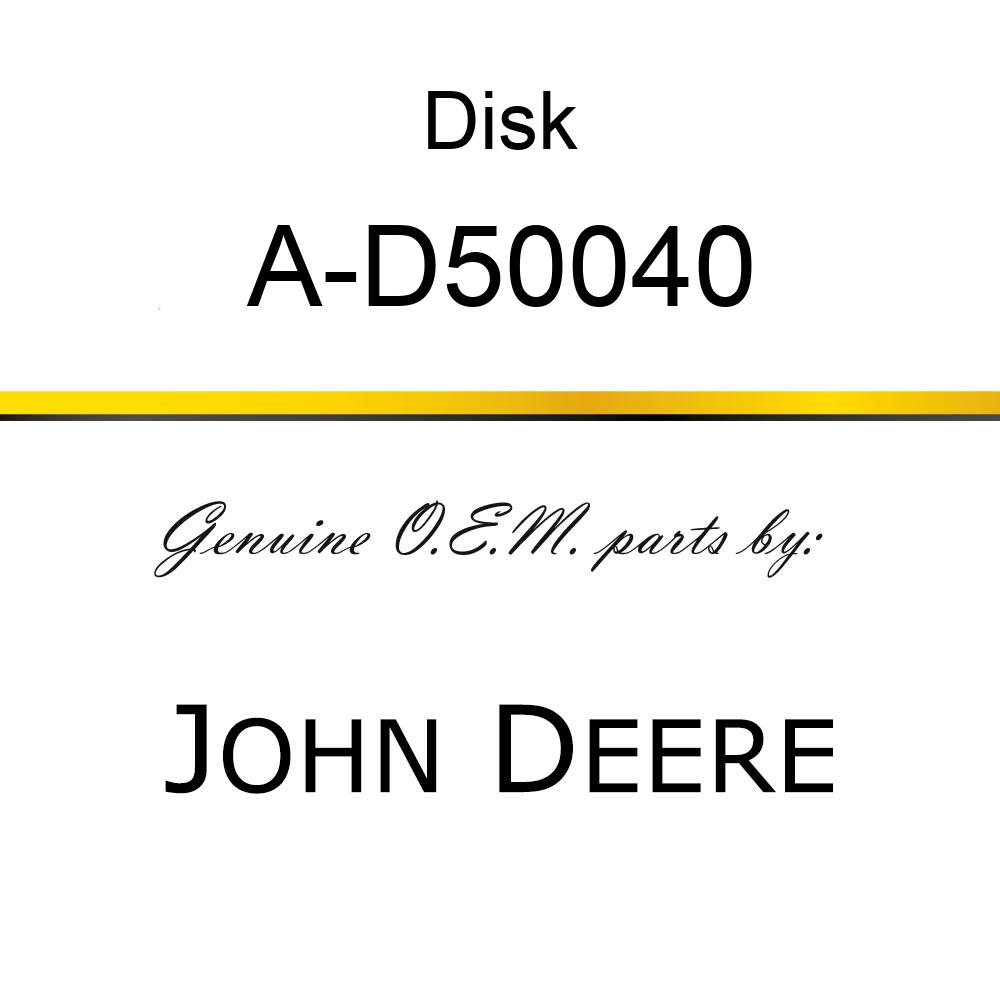 Disk - TRANS. FRICTION DISC A-D50040