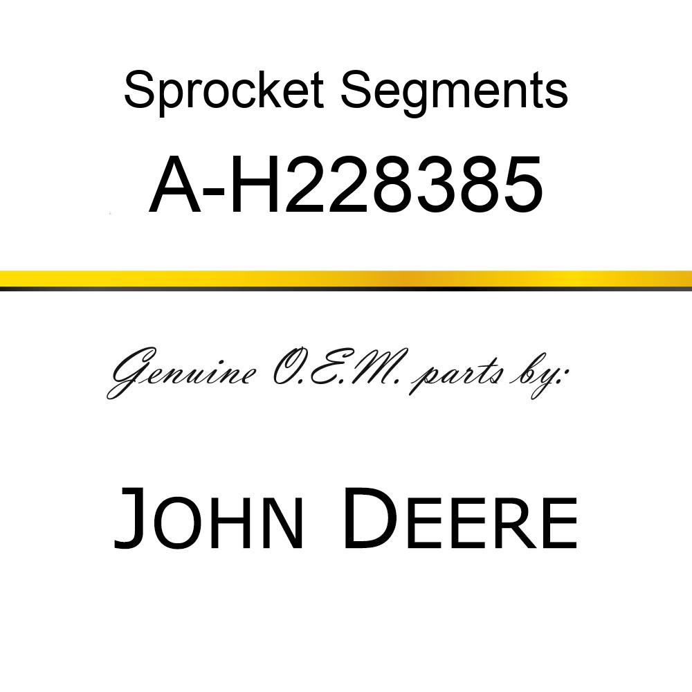 Sprocket Segments - SPROCKET, HEAVY DUTY, CLE A-H228385
