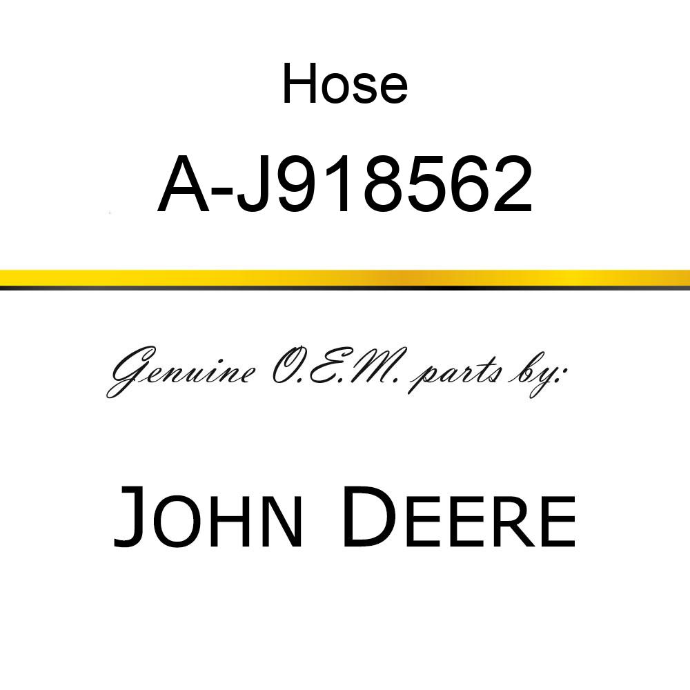 Hose - HOSE, TURBO SUPPLY A-J918562