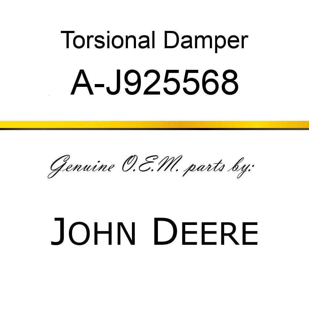 Torsional Damper - PULLEY, DAMPER A-J925568