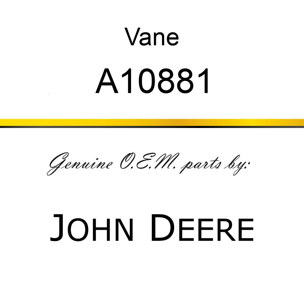 Vane - STEERING VANE A10881