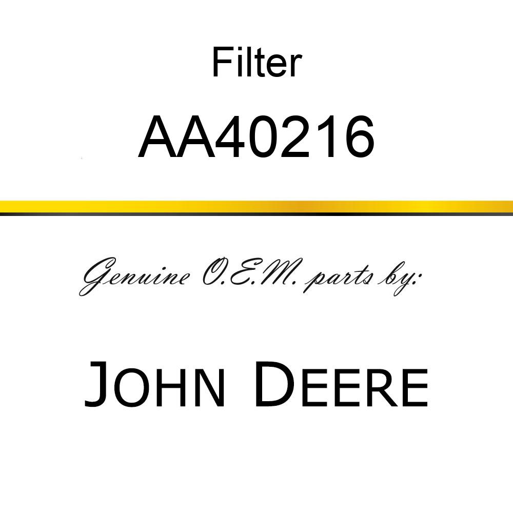 Filter - FILTER, 80 MESH STRAINER SCREEN AA40216