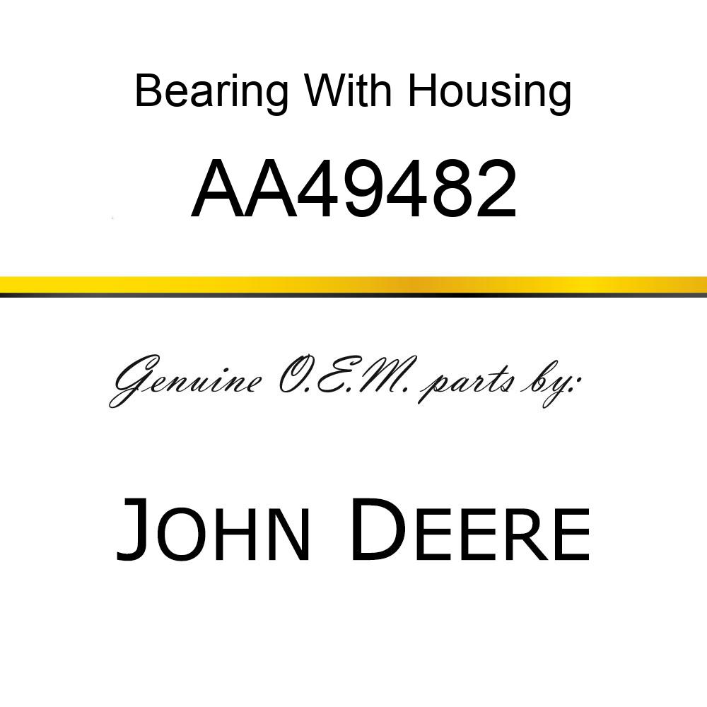 Bearing With Housing - RECEPTACLE HD, AXLE SUPT, W/BRG CUP AA49482
