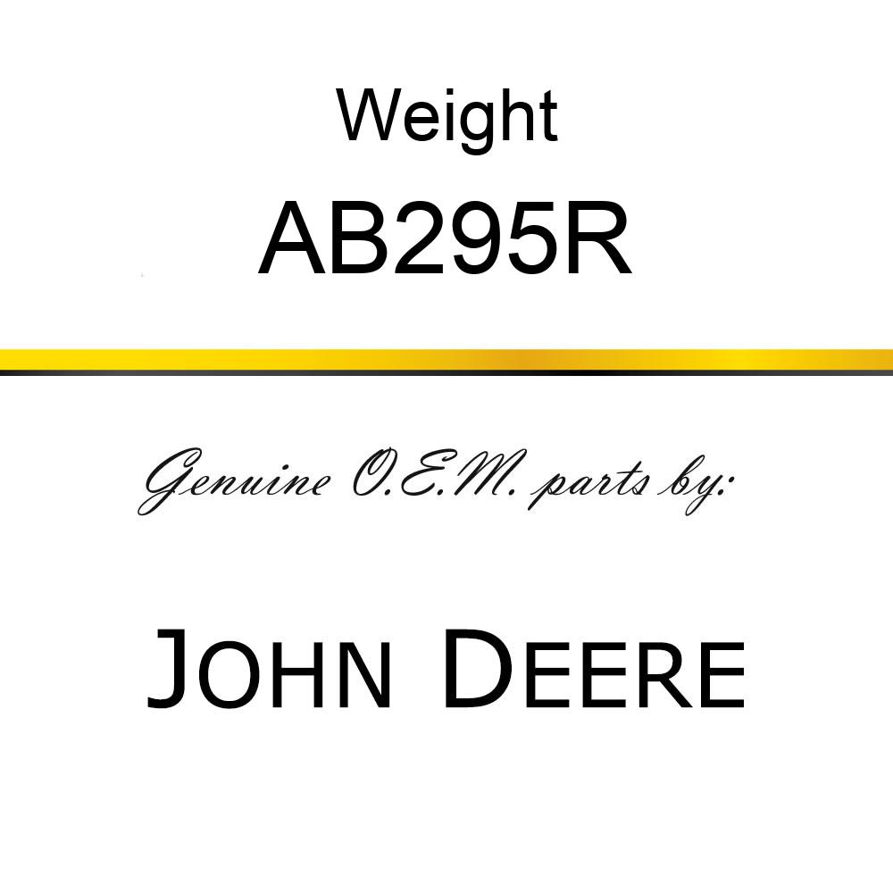 Weight - WEIGHT,GOVERNOR AB295R