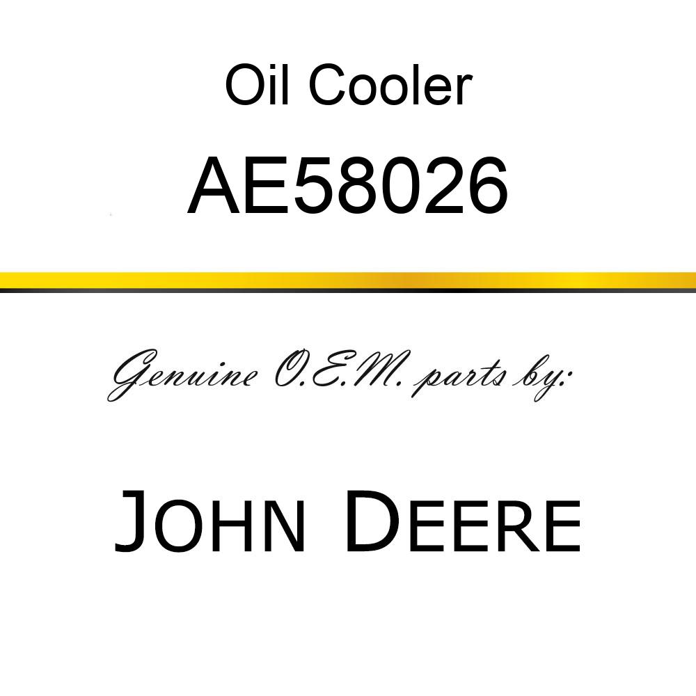 Oil Cooler  COOLER, OIL (& CONDENSER 6 PASS) AE58026
