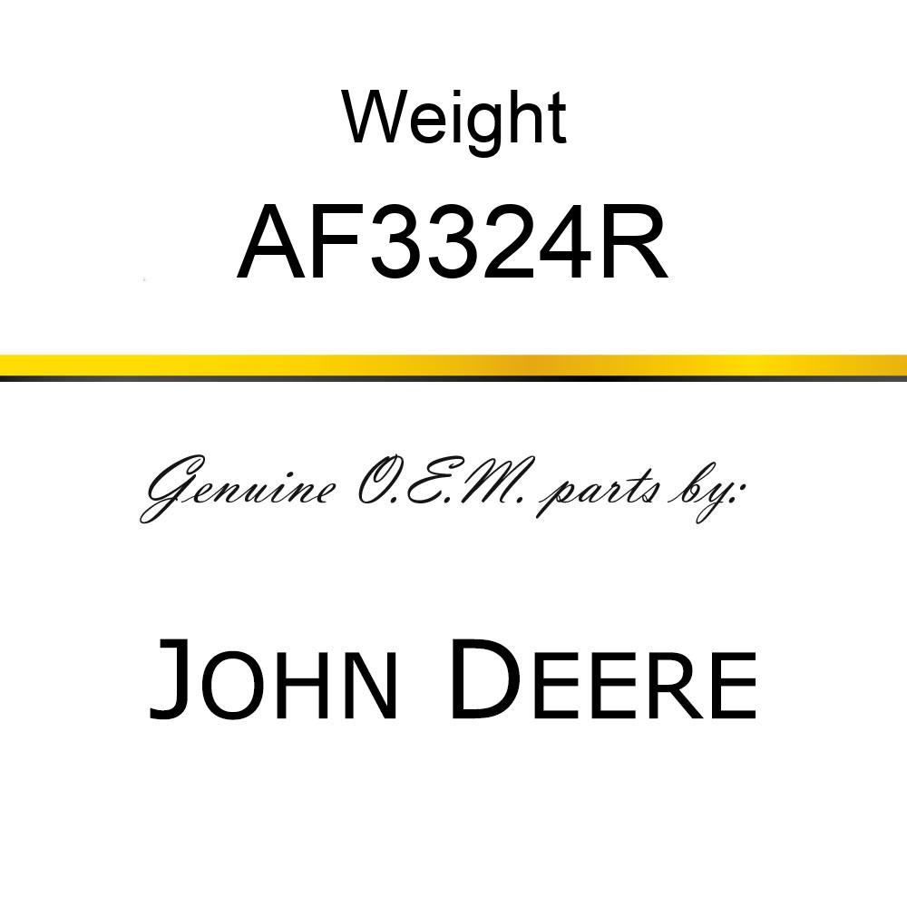 Weight - WEIGHT,GOVERNOR AF3324R