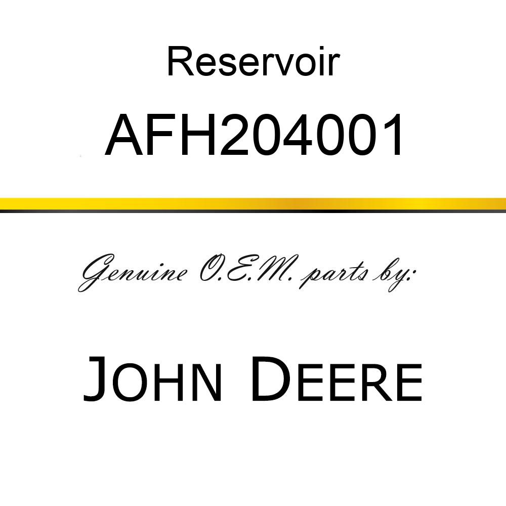Reservoir - RESERVOIR, (TANK) AFH204001