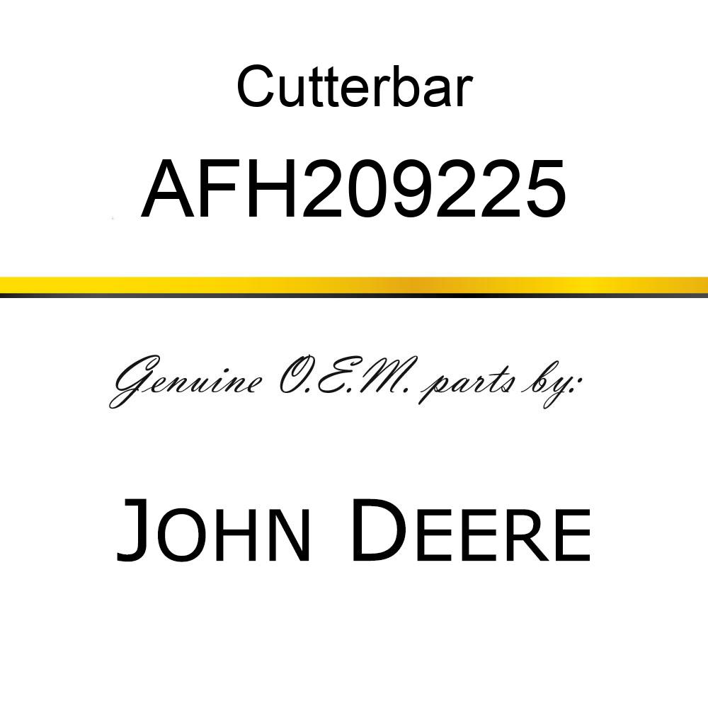 Cutterbar - CUTTERBAR, FINE SICKLES, LH SEGMENT AFH209225