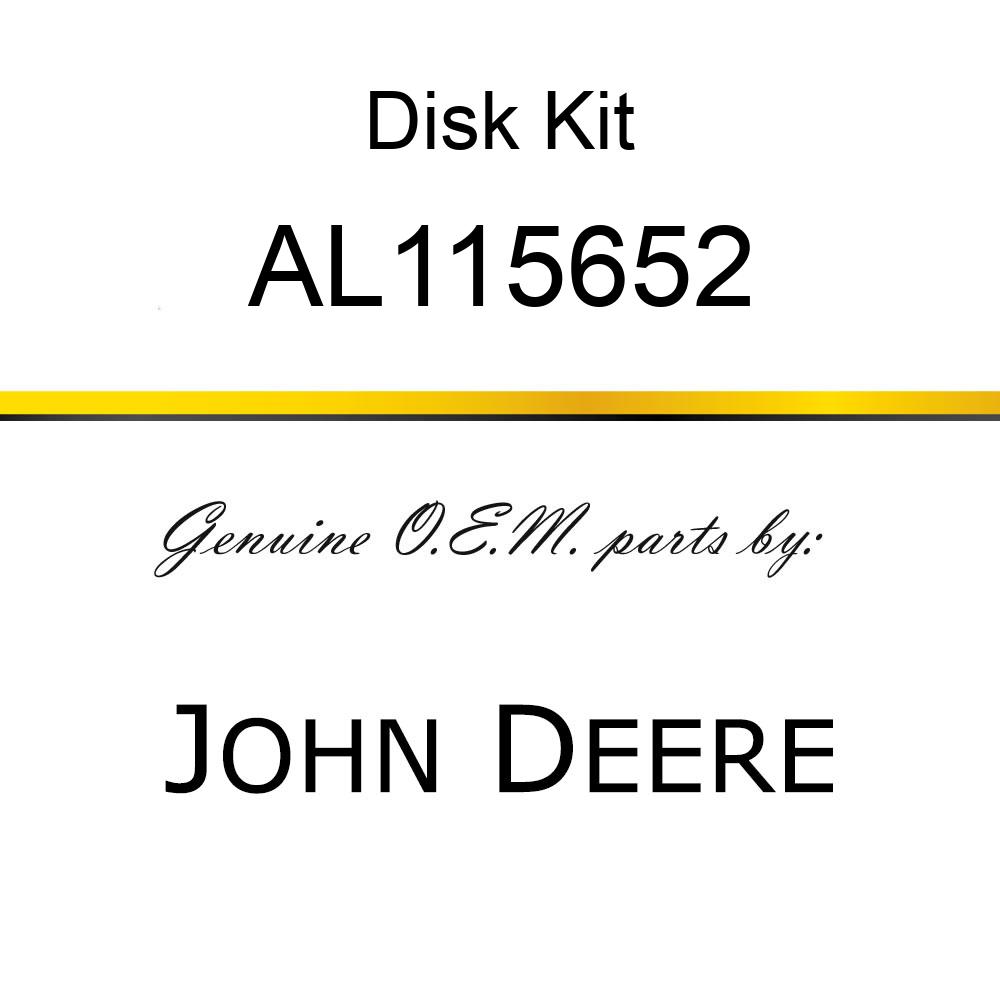 Disk Kit - SET OF DISKS, DIFFERENTIAL LOCK AL115652