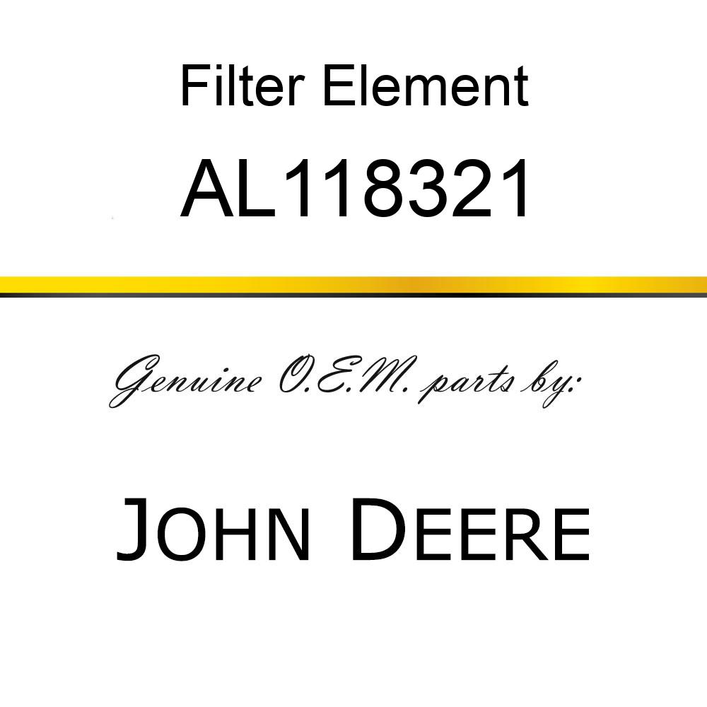 Oil Filter - OIL FILTER, CARTRIDGE, SERVICE KIT AL118321