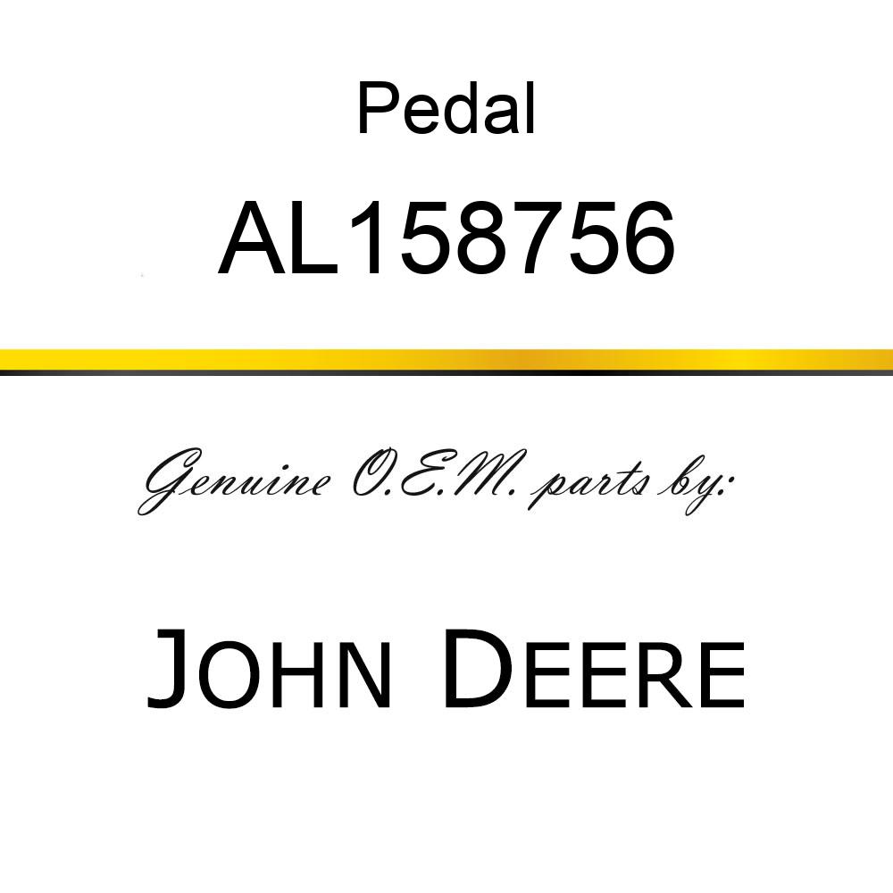 Pedal - PEDAL, BRAKE, ASSY. LH+RH AL158756