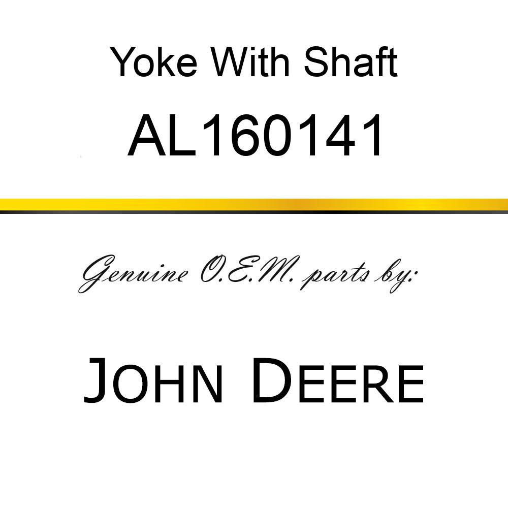 Yoke With Shaft - YOKE WITH SHAFT, DIFFERENTIAL SIDE AL160141