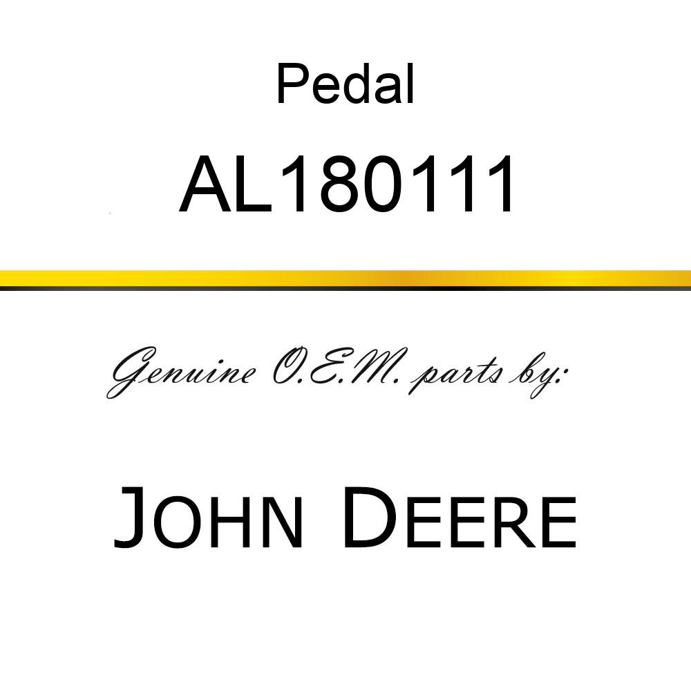 Pedal - PEDAL, BRAKE, ASSY. LH+RH AL180111