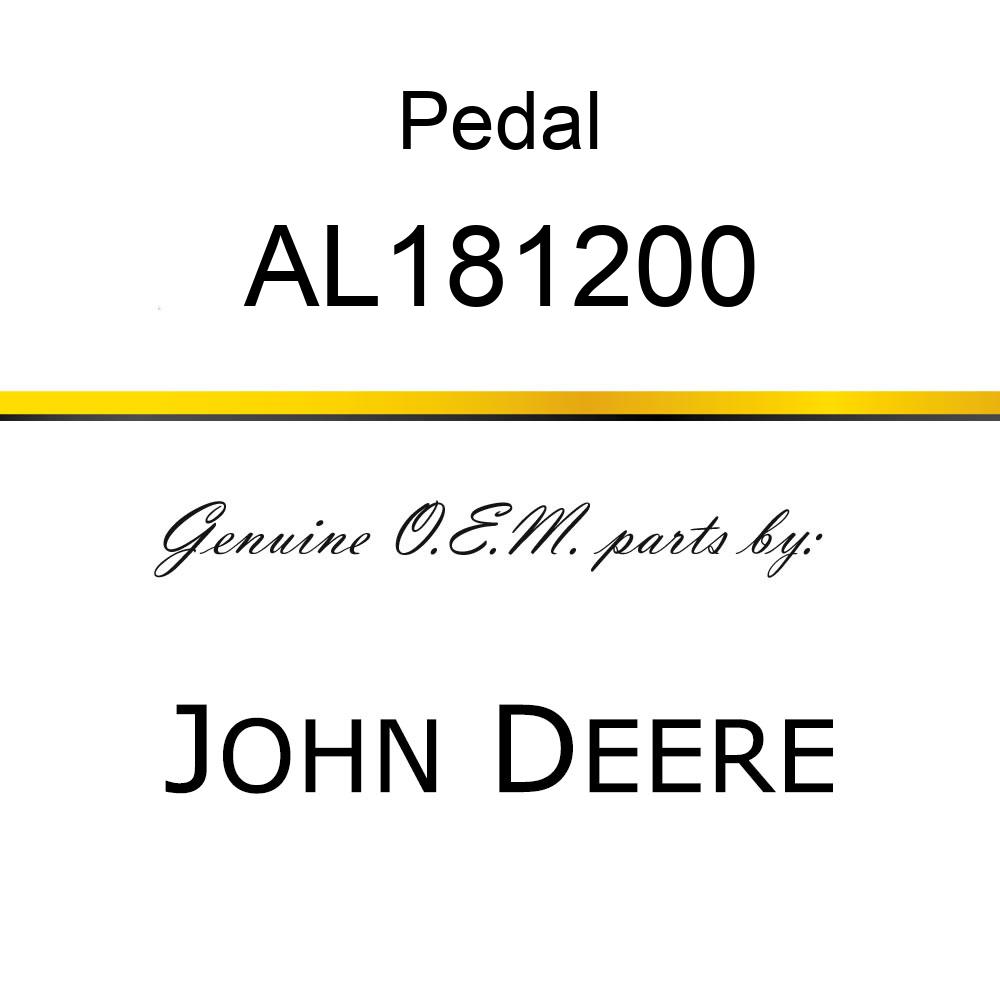 Pedal - PEDAL, BRAKE, FINAL ASSEMBLY, LP AL181200