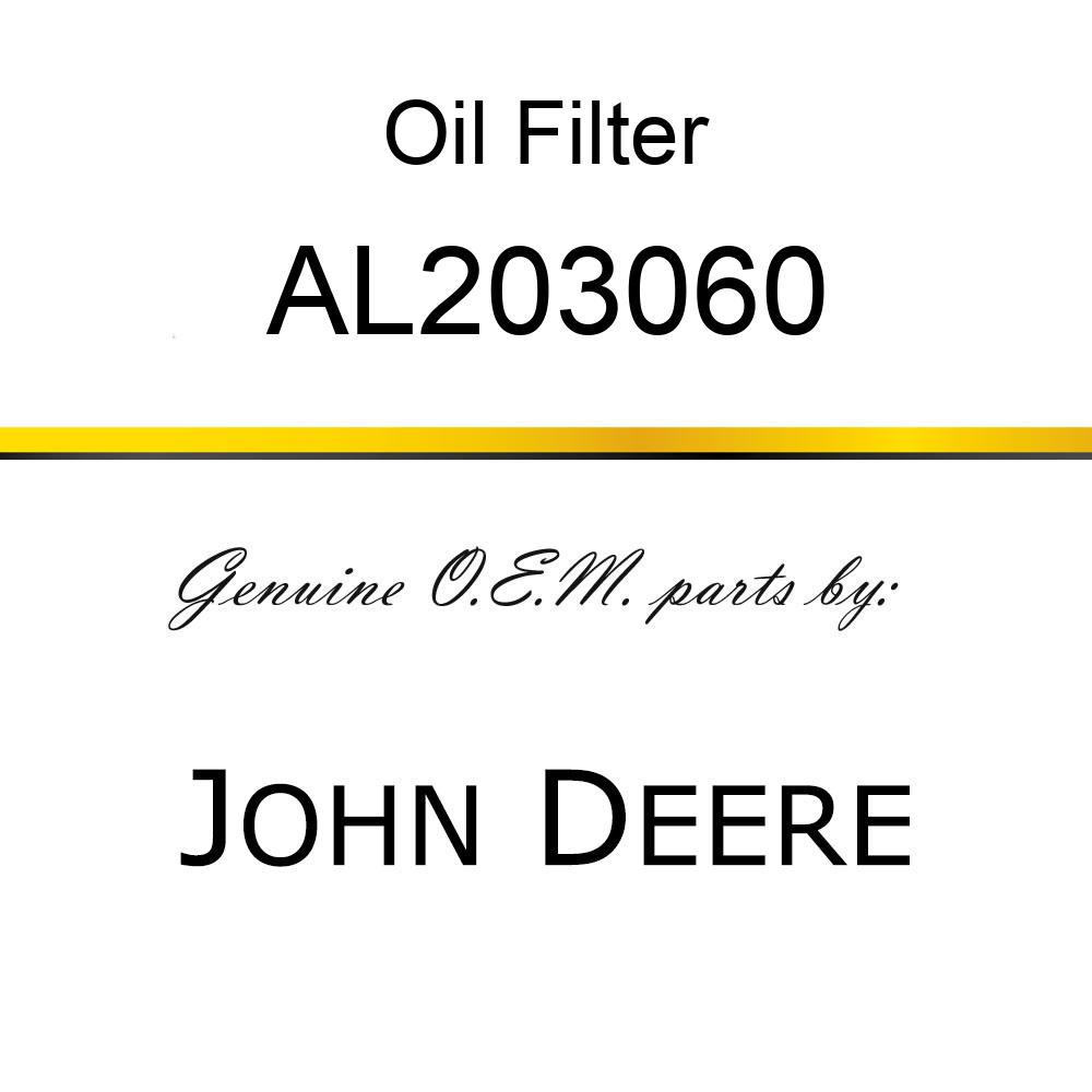 Oil Filter - OIL FILTER, CARTRIDGE, SERVICE KIT AL203060