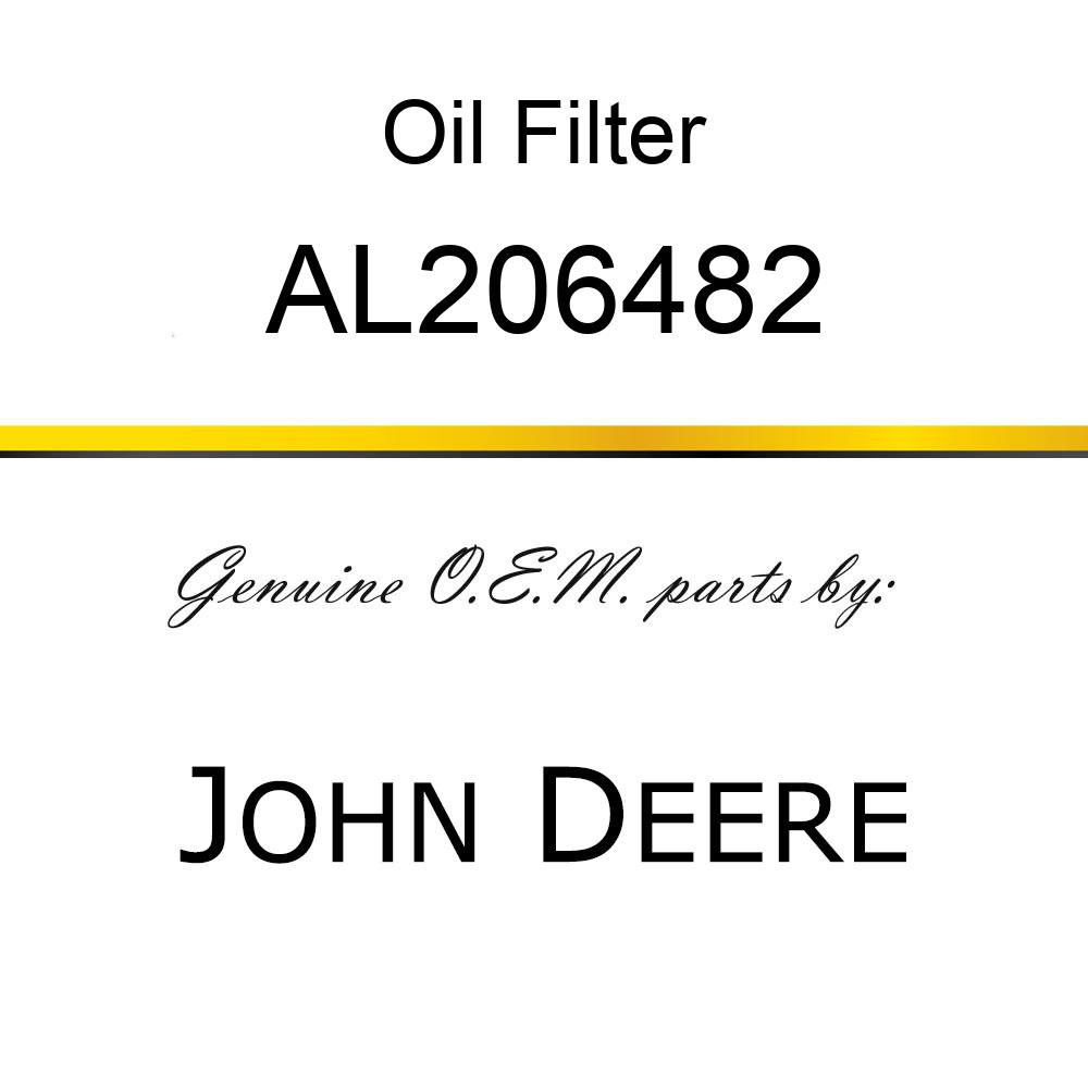Oil Filter - OIL FILTER, CARTRIDGE, SERVICE KIT AL206482