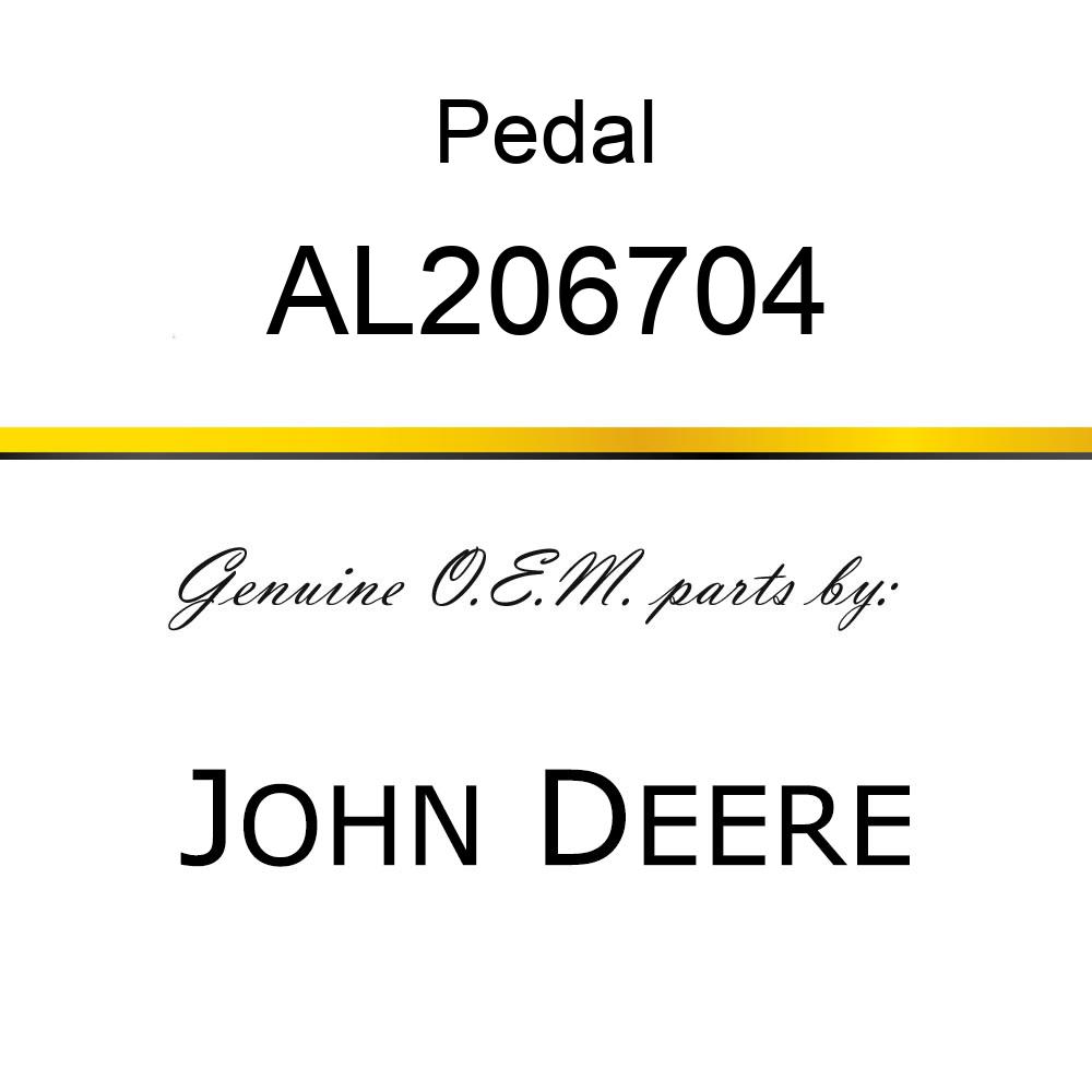 Pedal - PEDAL, BRAKE, ASSY. LH+RH AL206704