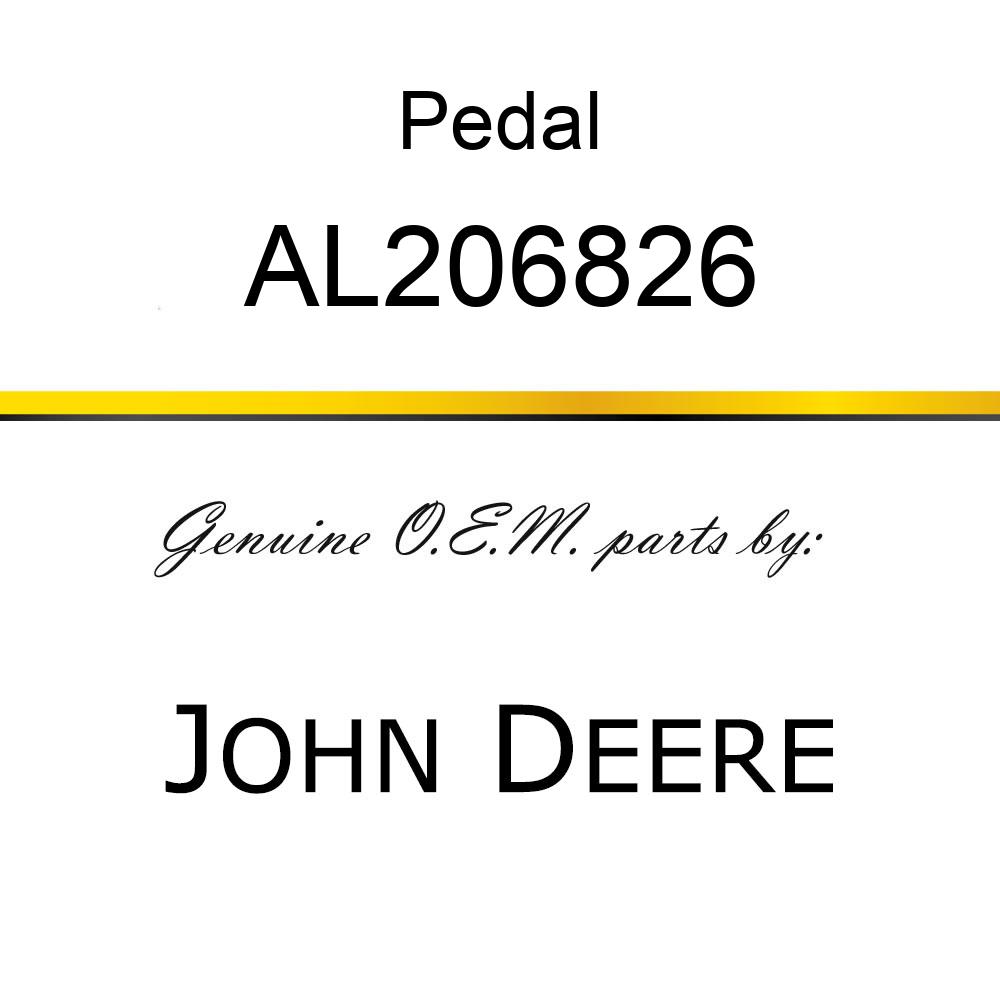 Pedal - PEDAL, BRAKE ,FINAL ASSEMBLY,IVT AL206826
