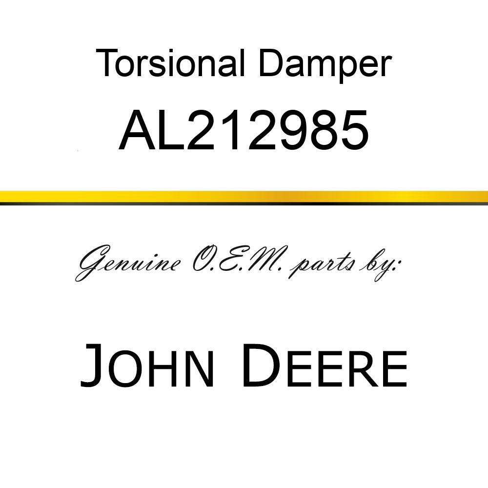 Torsional Damper  TORSIONAL DAMPER, ELASTIC COUPLING AL212985