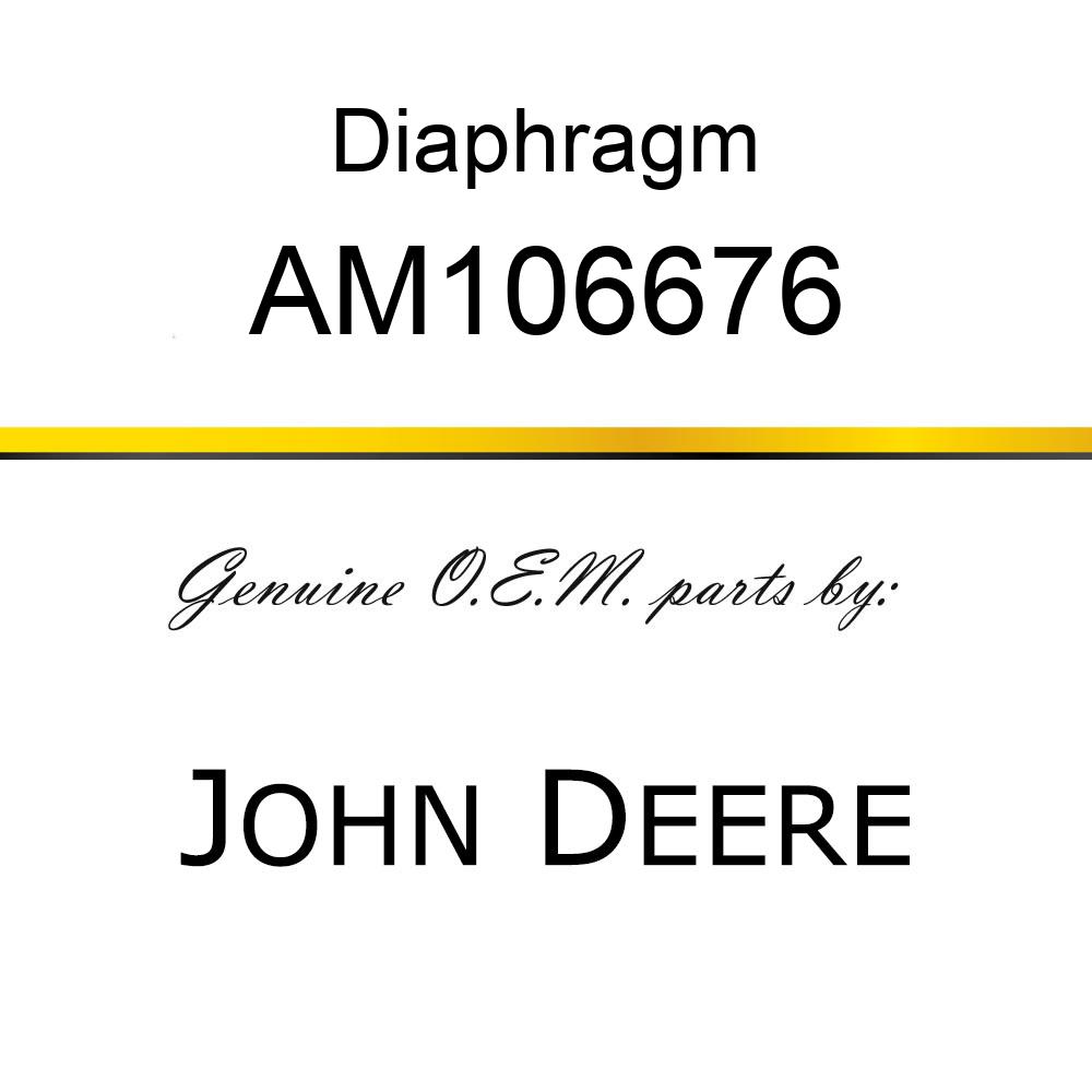Diaphragm - KIT, DIAPHRAGM AM106676