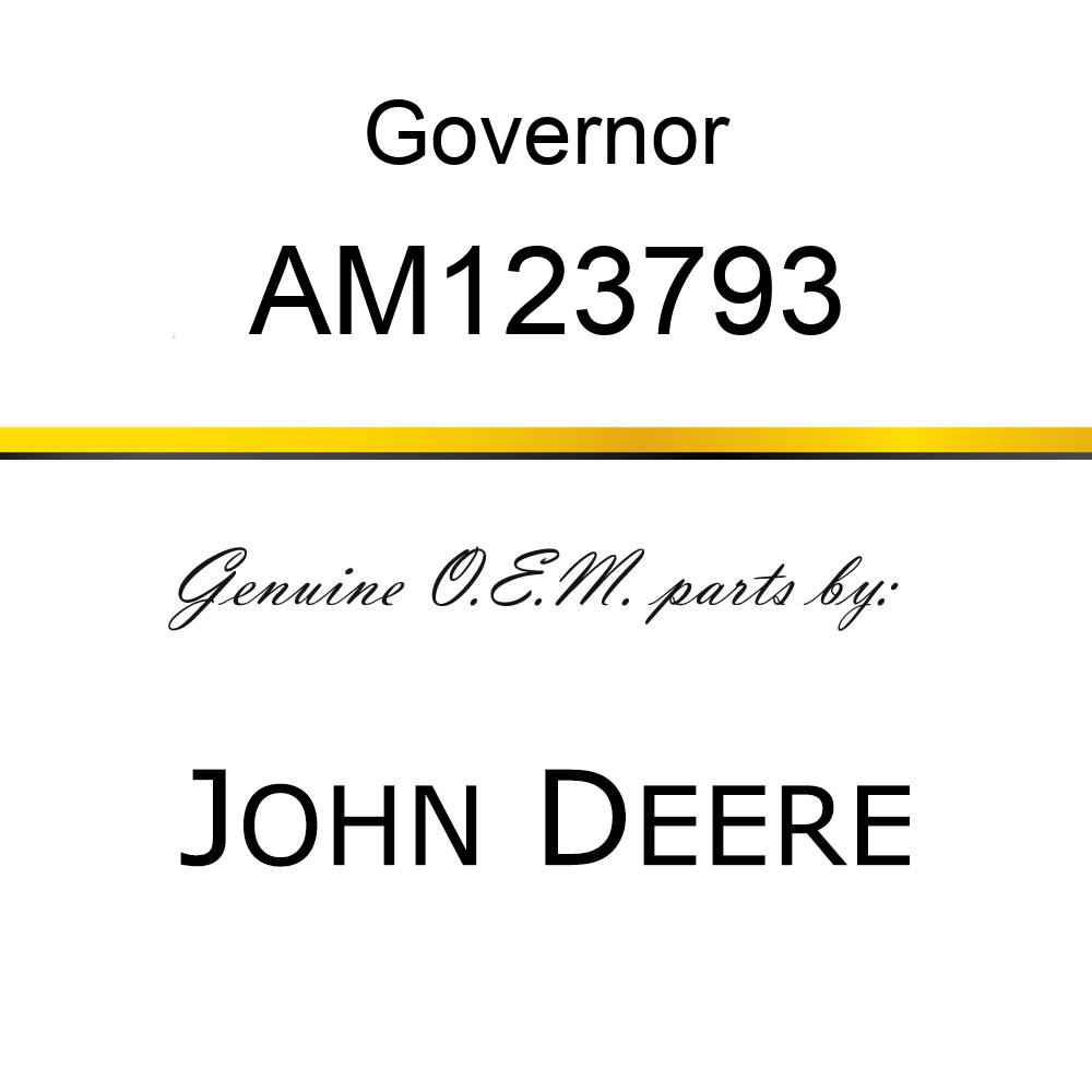 Governor - GOVERNOR, ASSY AM123793