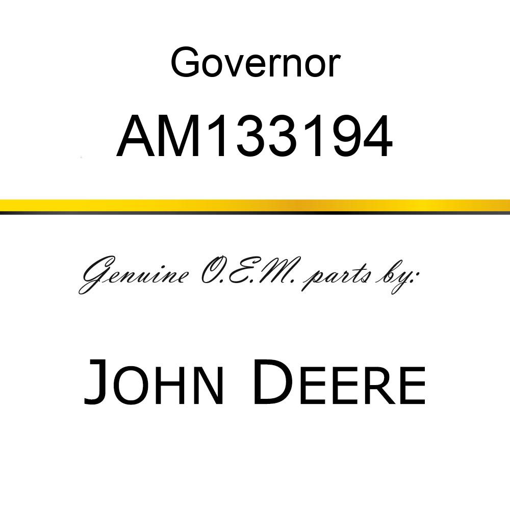 Governor - GOVERNOR ASSY AM133194