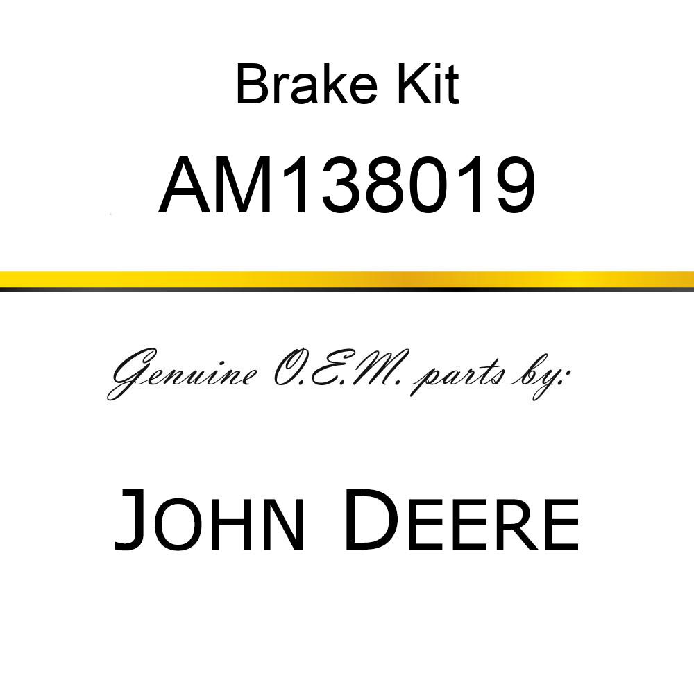 Brake Kit - BRAKE KIT, KIT, MASTER CYLINDER SVC AM138019