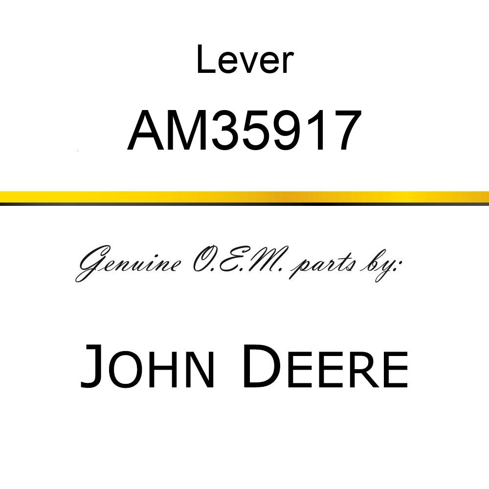 Lever - GOVERNOR LEVER ASSY AM35917