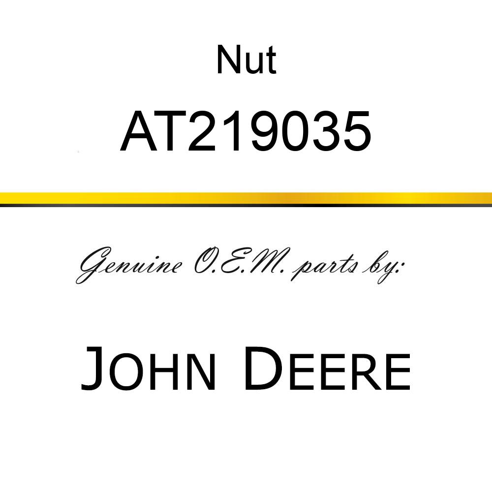 Nut - CAGE NUT AT219035