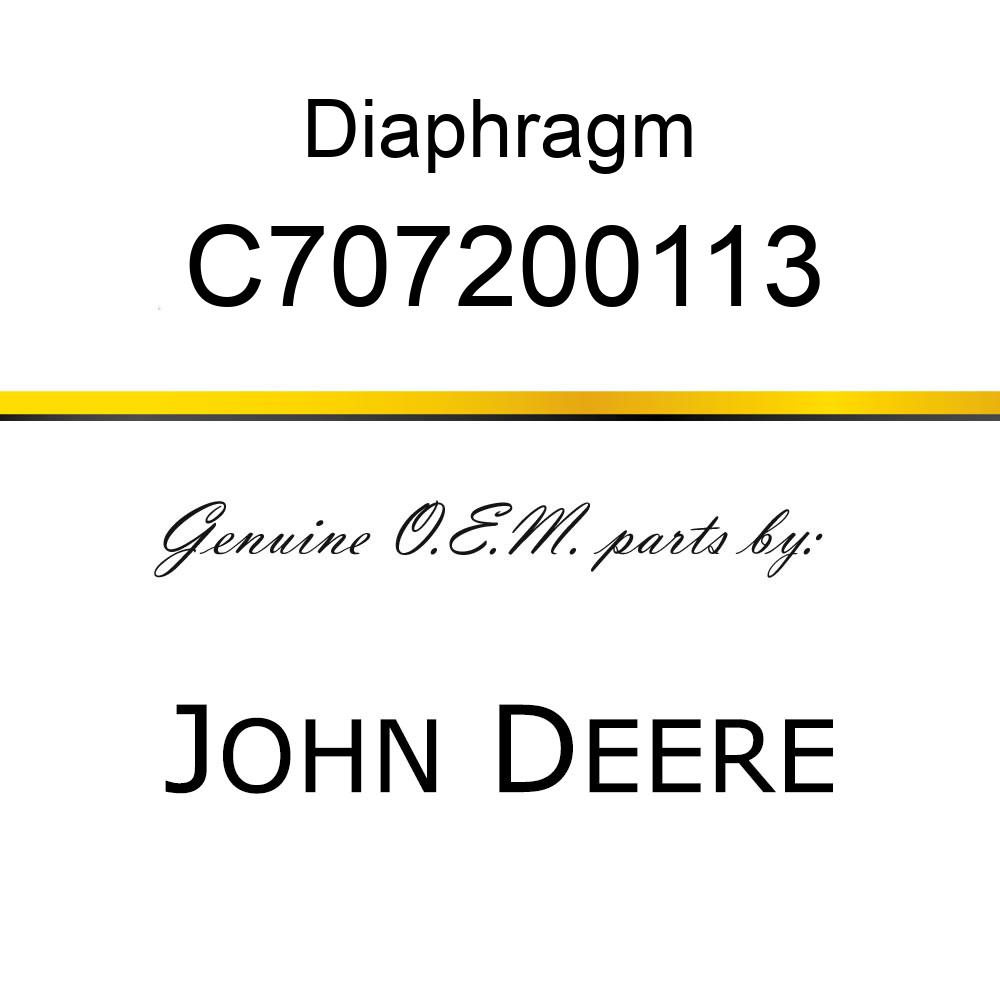Diaphragm - DIAPHRAGM C707200113