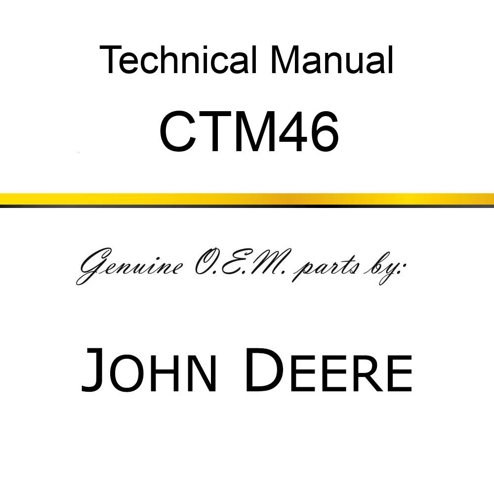 Technical Manual - TECH MAN,CAM LOBE MOTORS-FRENCH CTM46