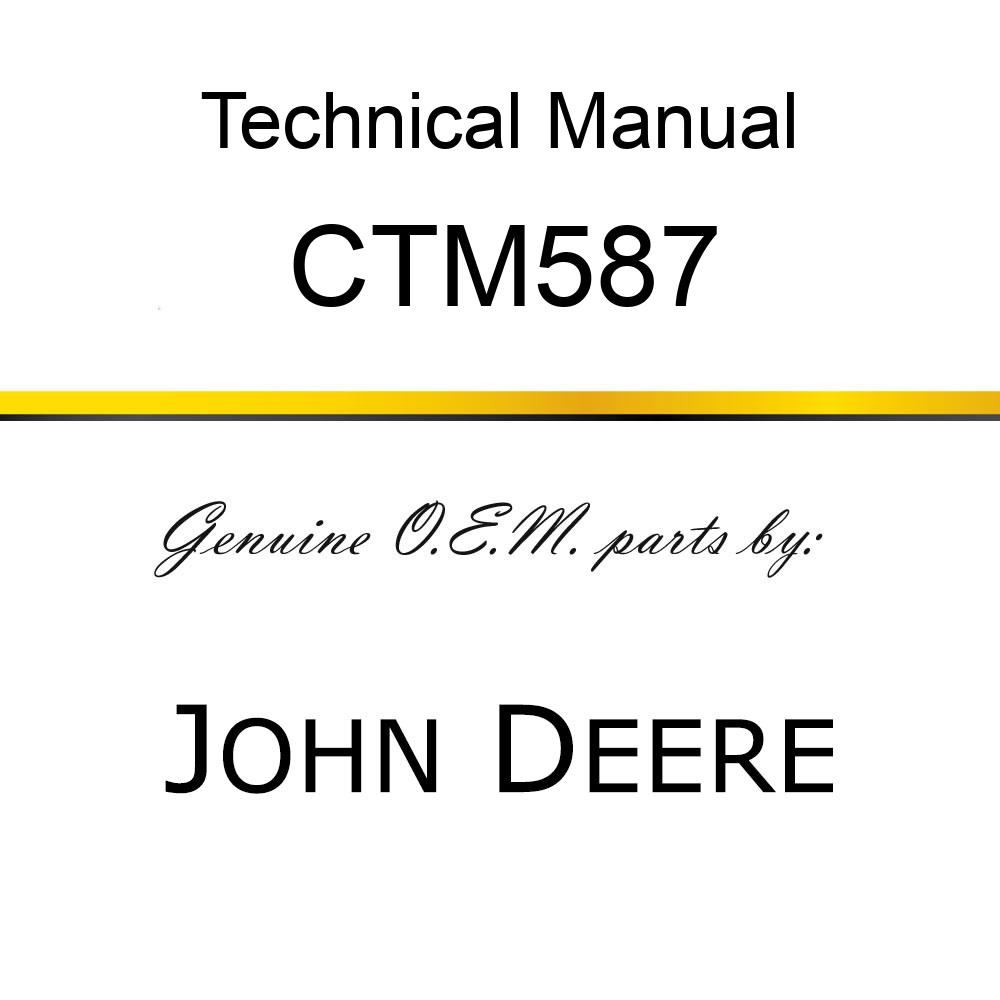 Technical Manual - ALTERNATORS/STARTER MOTORS SWEDISH CTM587