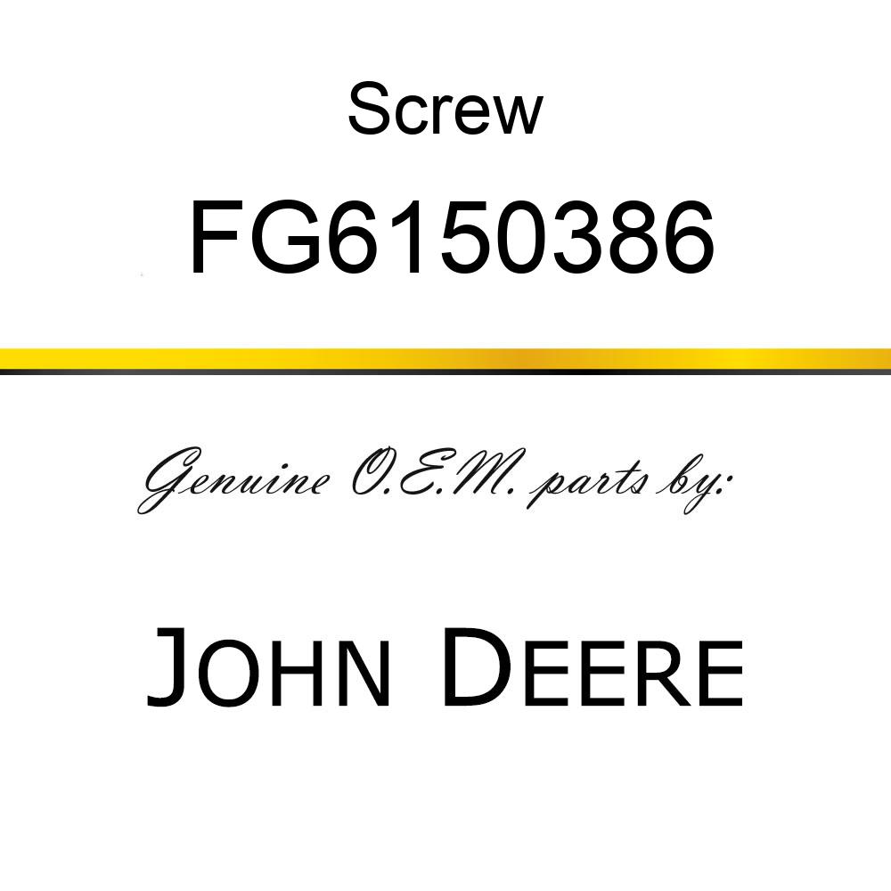 Screw - CAGE SCREW M8X20 FG6150386