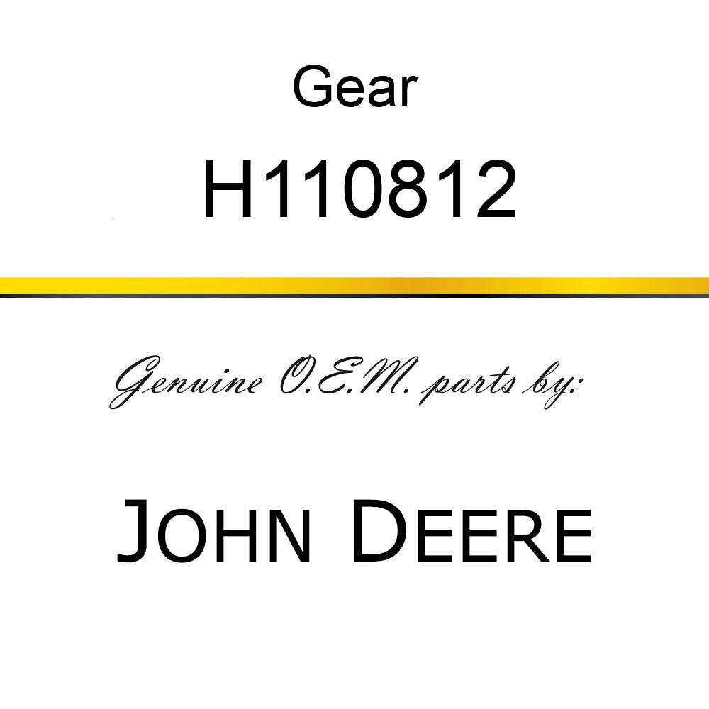 Gear - GEAR, GEAR - SEGMENT LOCK H110812