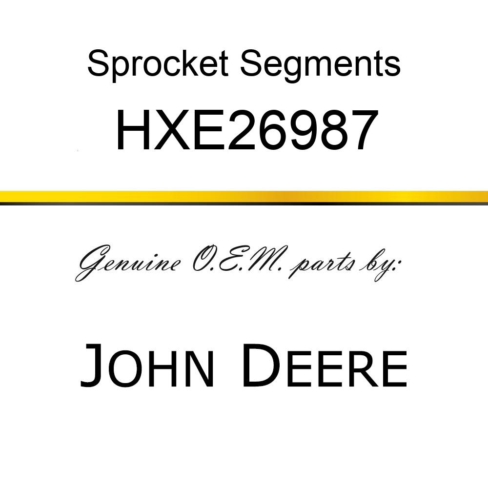 Sprocket Segments - SPROCKET SEGMENTS, SEGMENT HXE26987