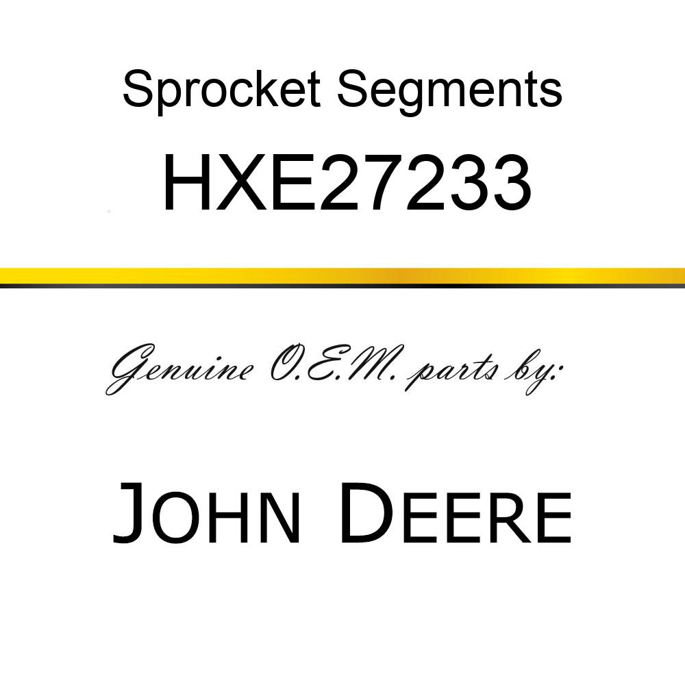 Sprocket Segments - SPROCKET SEGMENTS, SEGMENT HXE27233
