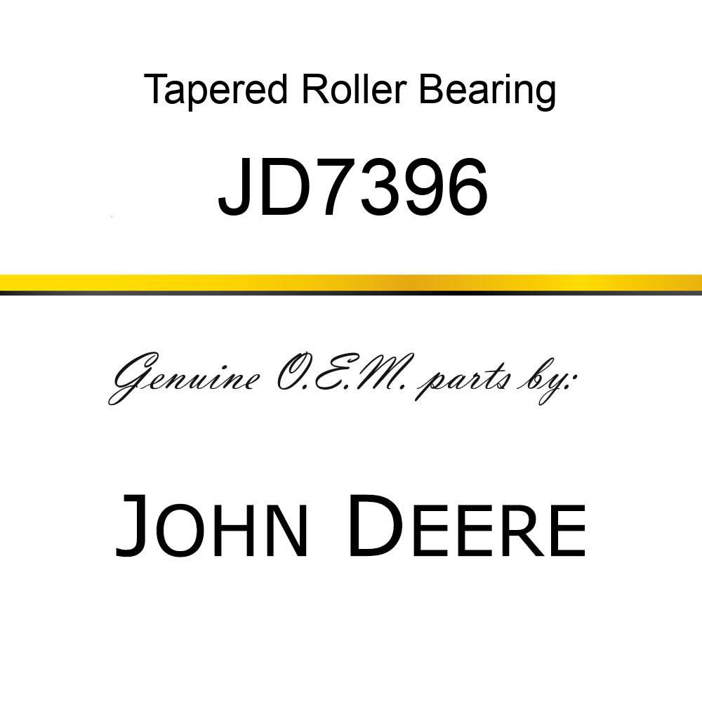 Tapered Roller Bearing - TAPERED ROLLER BEARING, AND CAGE AS JD7396