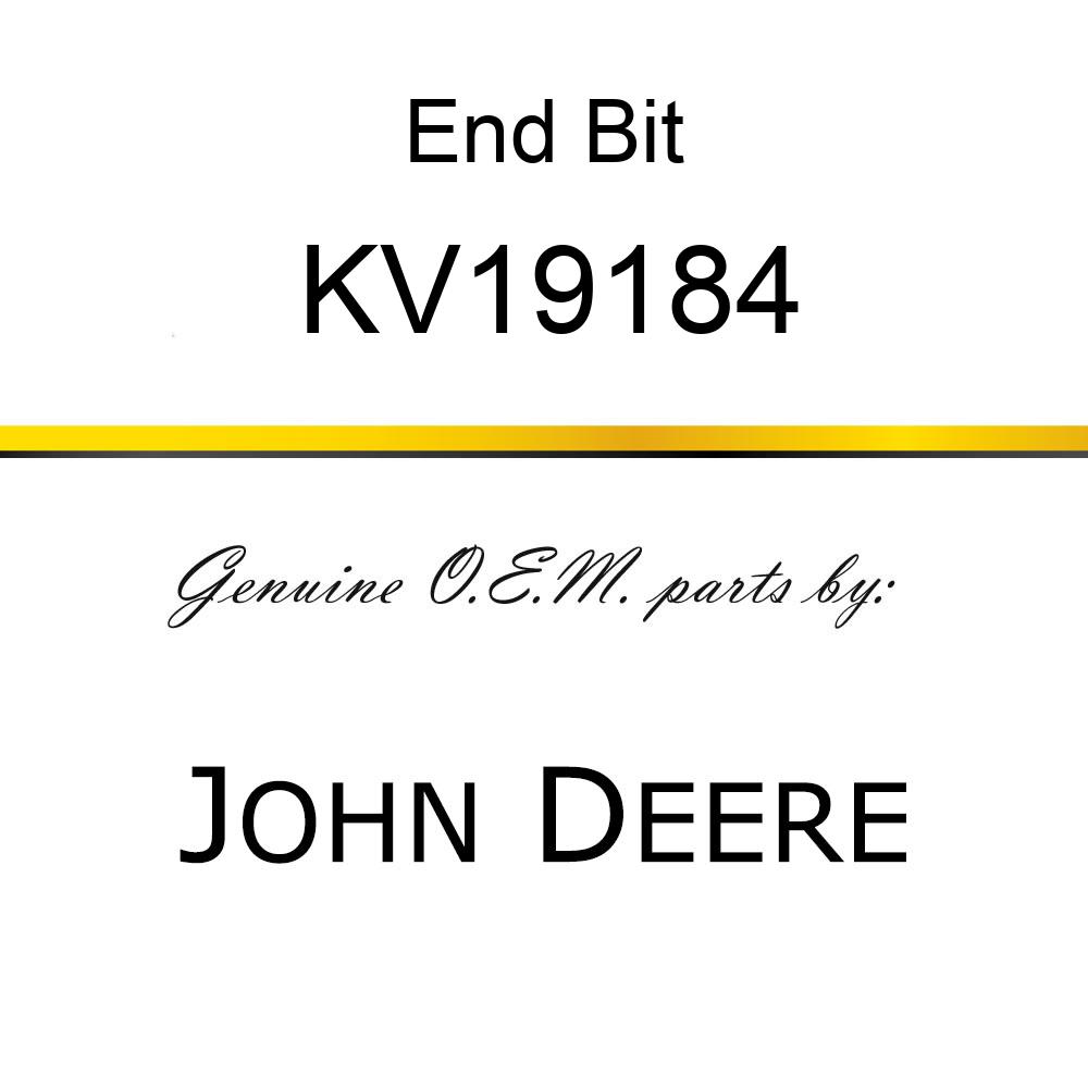End Bit - BIT, CARBIDE KV19184