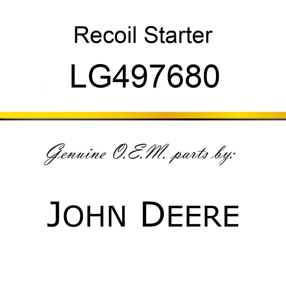 Recoil Starter - STARTER, REWIND LG497680
