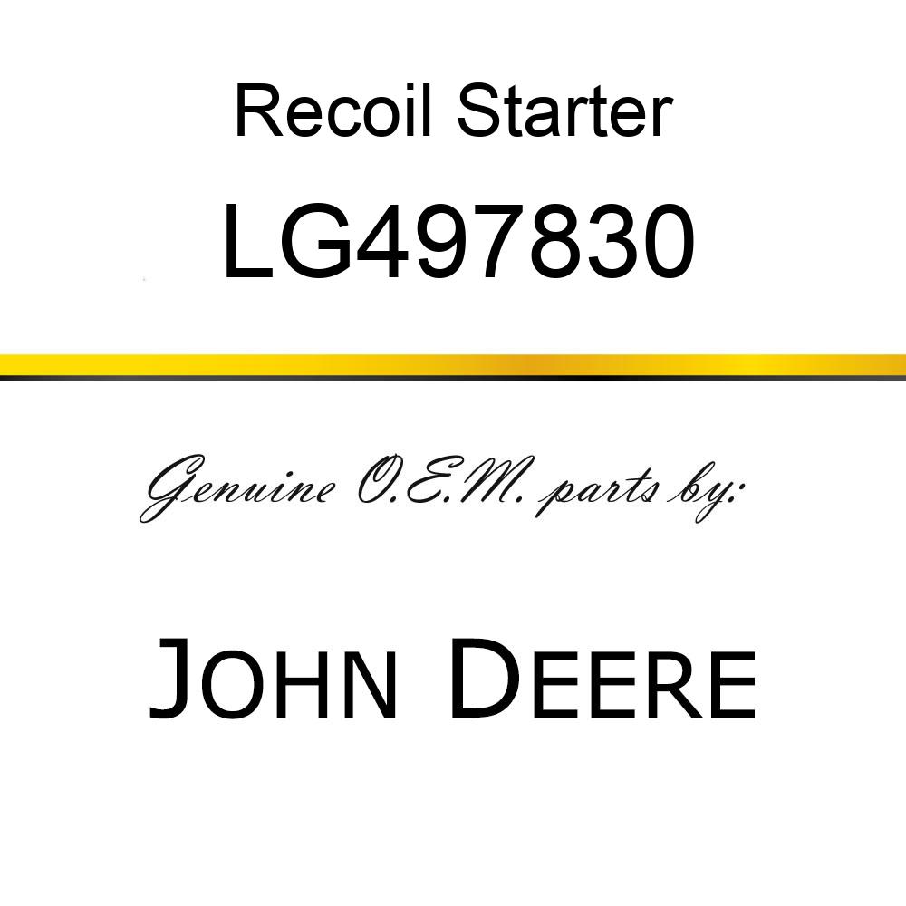 Recoil Starter - STARTER, REWIND LG497830