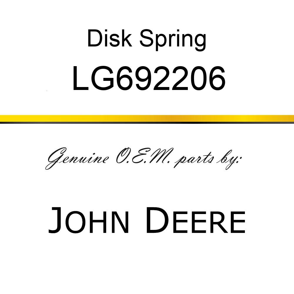 Disk Spring - SPRING, FUEL PUMP DIAPHRAGM LG692206