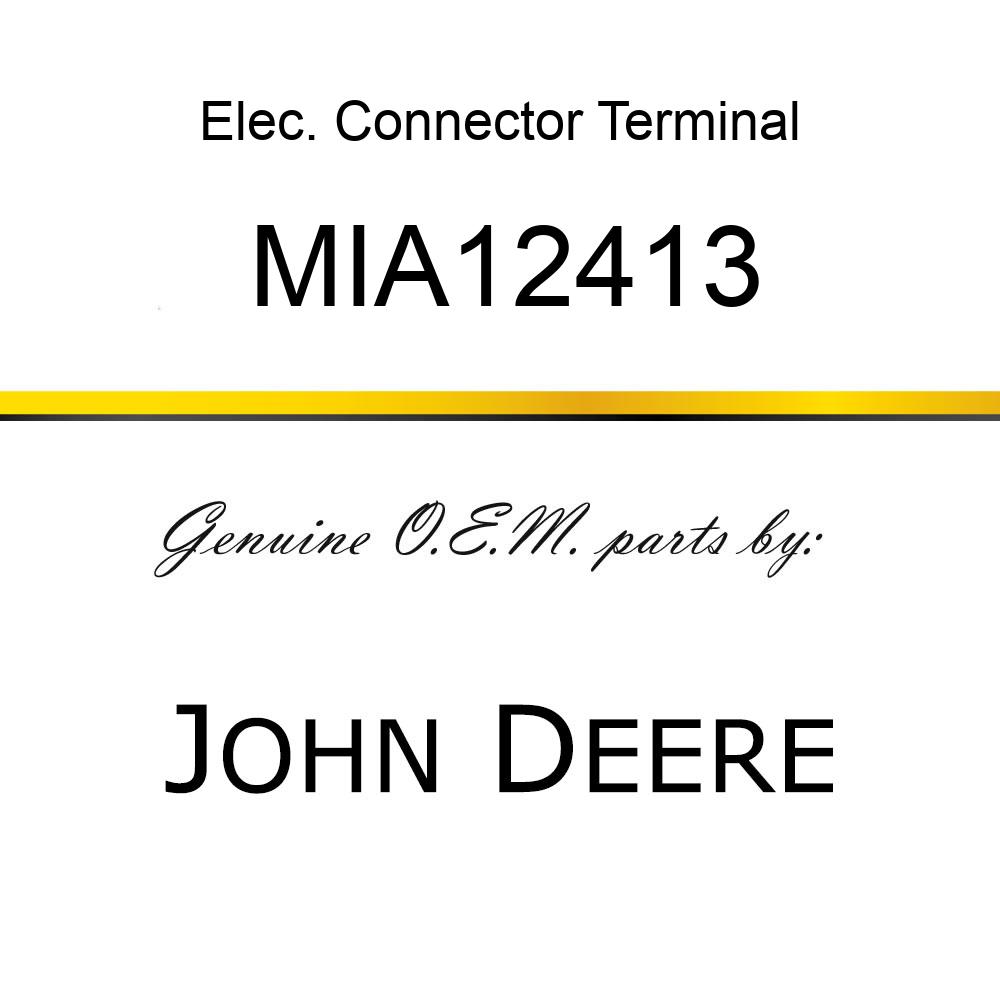 Elec. Connector Terminal - ARMATURE MIA12413