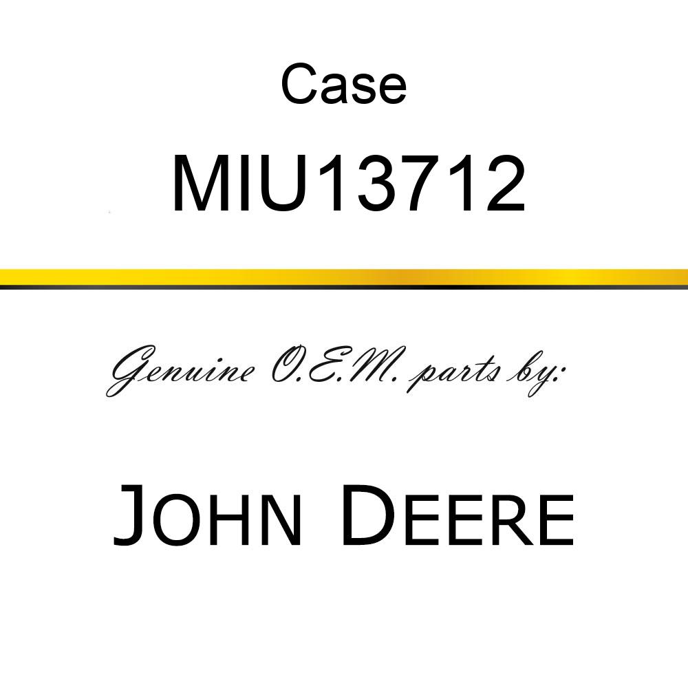 Case - CRANKSHAFT SEAL CASE MIU13712