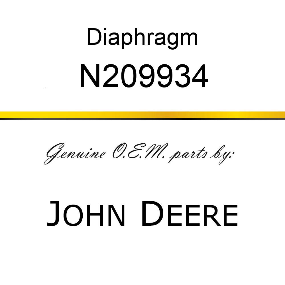 Diaphragm - VITON DIAPHRAGM N209934