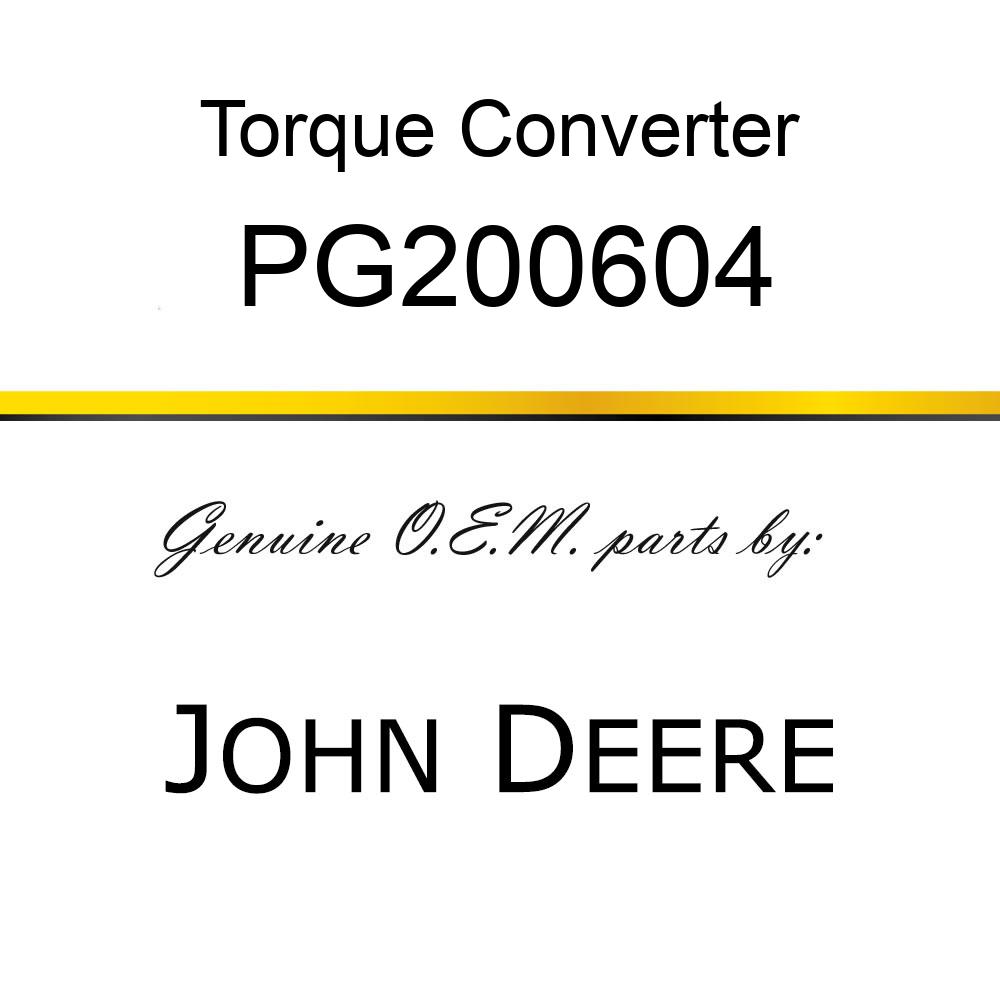 Converter - TORQUE CONVERTER PG200604