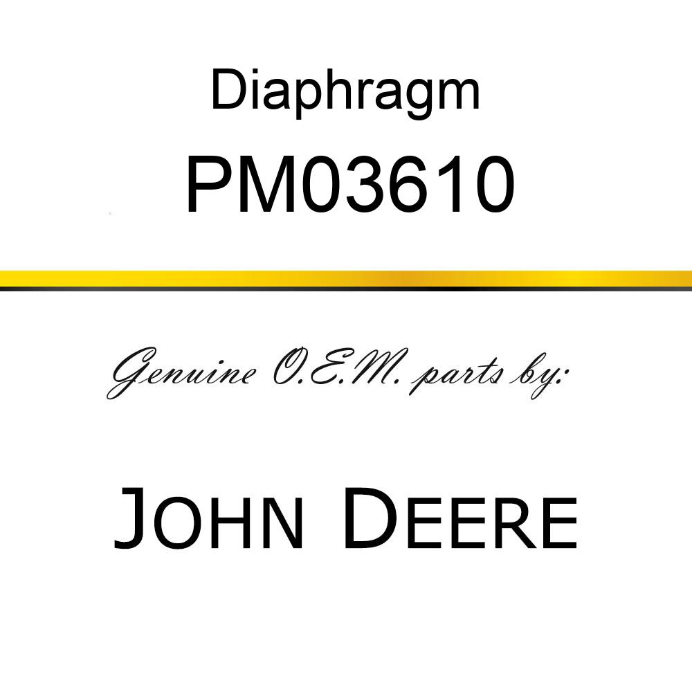 Diaphragm - EPDM DIAPHRAGM (BLACK) PM03610